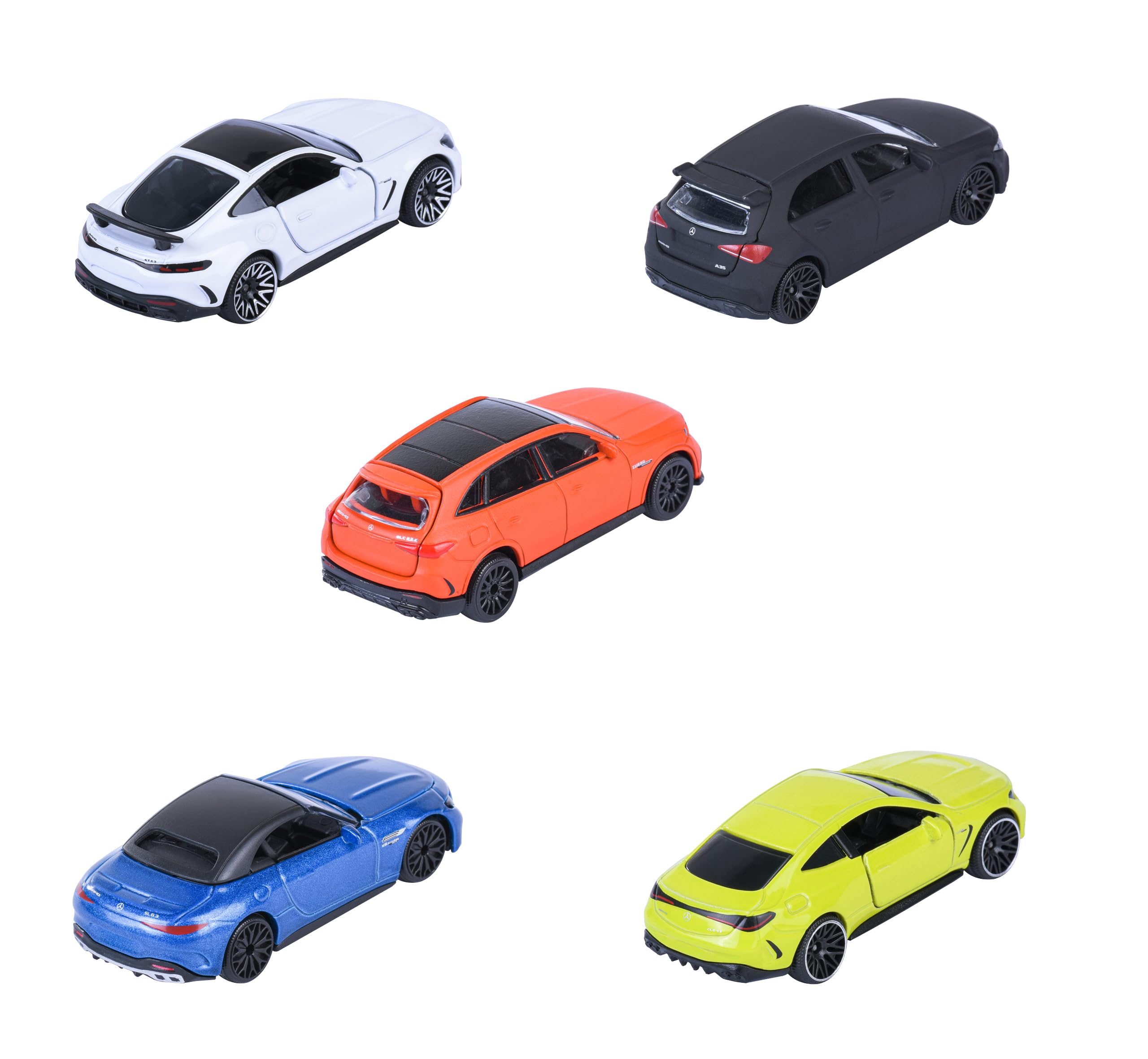 majorette-mercedes-amg-auto-set-5-autos-metall-7-5-cm image 3