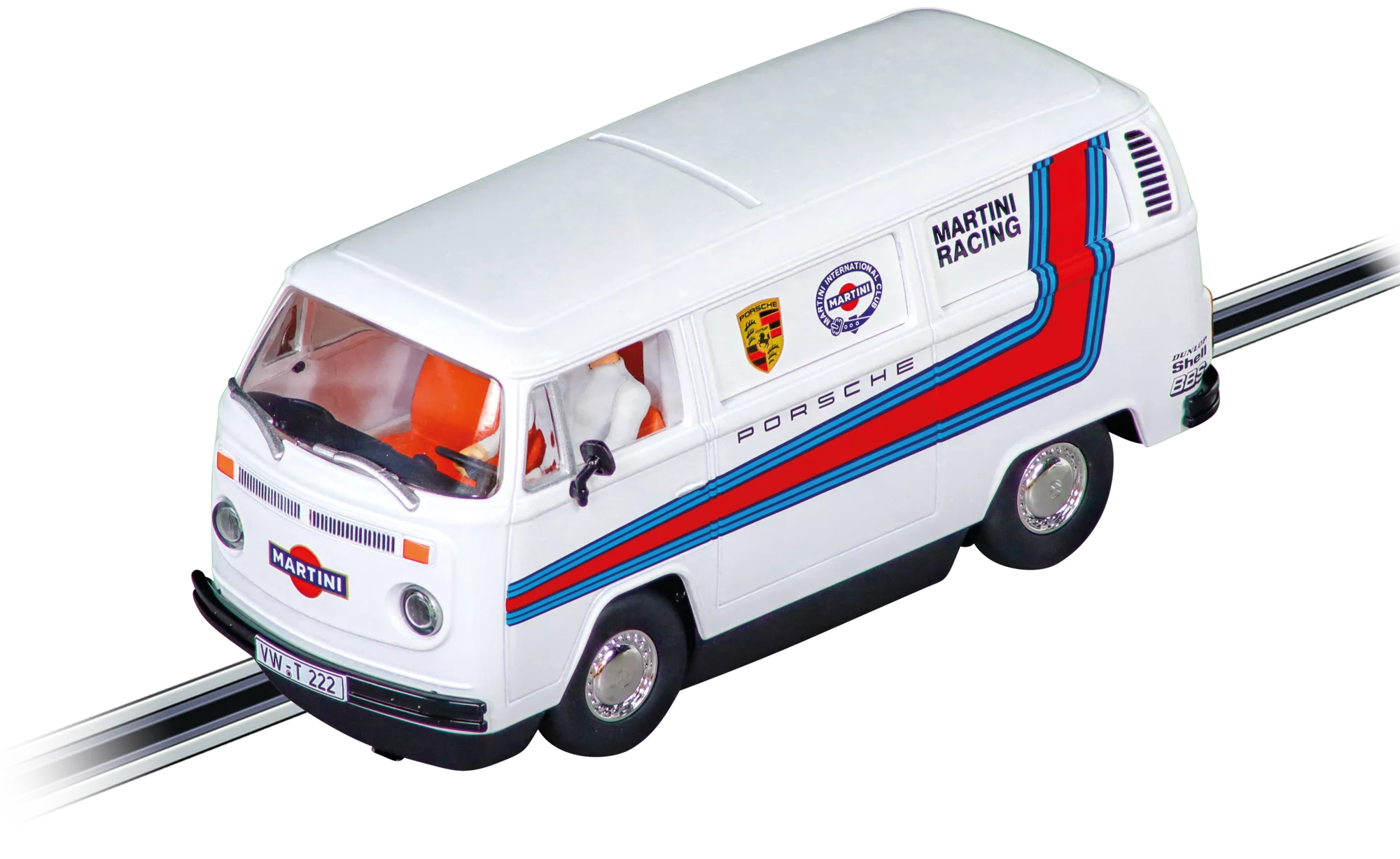 carrera-digital-132-vw-bus-t2b-martini-racing-slotcar image 1