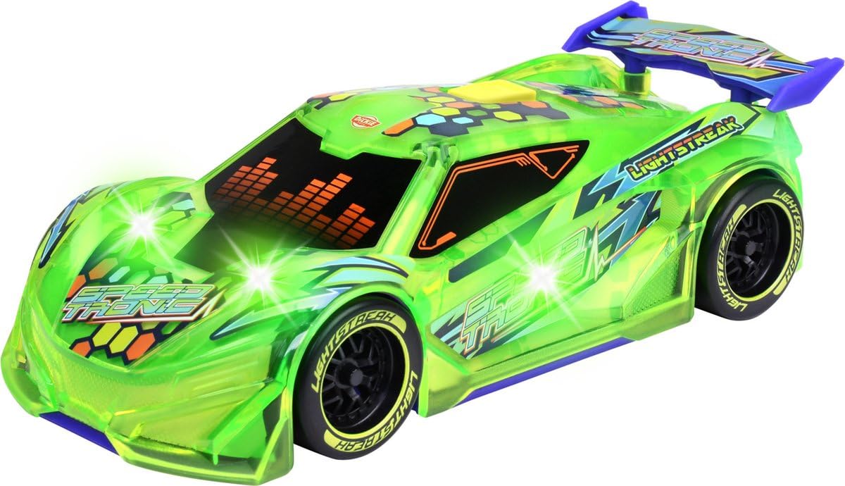 dickie-toys-streets-n-beatz-speed-tronic-rennauto-20-cm-mit-licht-musik image 2