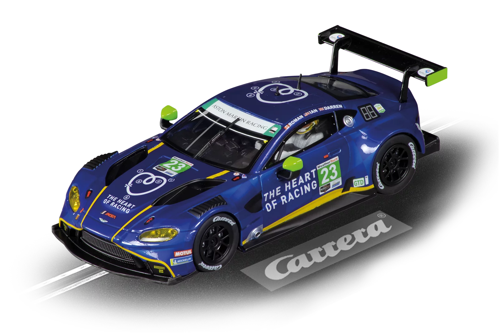 carrera-rc-aston-martin-vantage-gt3-heart-of-racing-no-23-slotcar-1-32 image 1