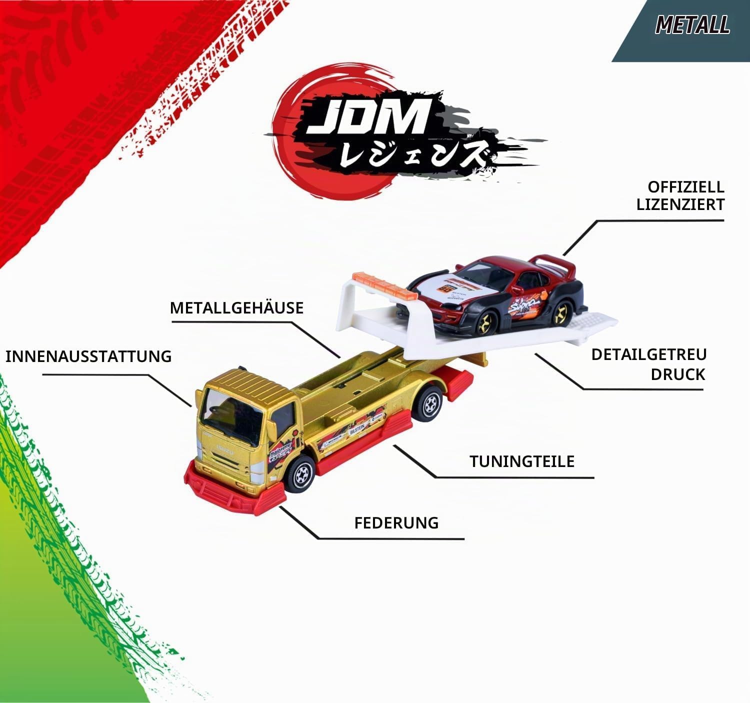 majorette-jdm-legends-transporter-2er-set-isuzu-npr-lkw-jdm-auto-13-cm image 4