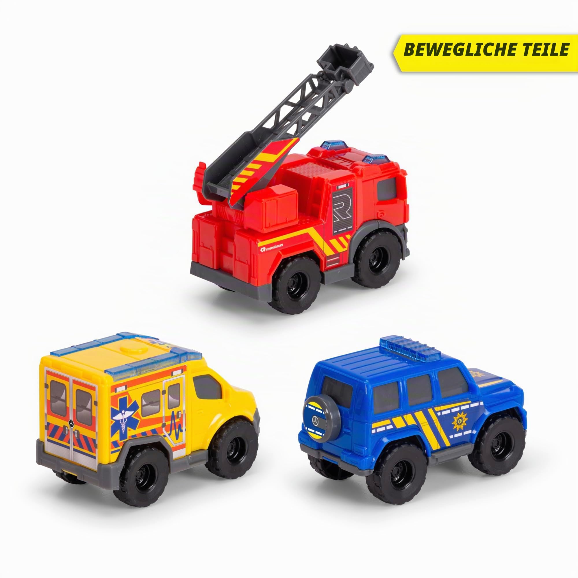 dickie-toys-micro-rescue-force-3er-set-mercedes-benz-8-cm-feuerwehr-polizei-rett image 2