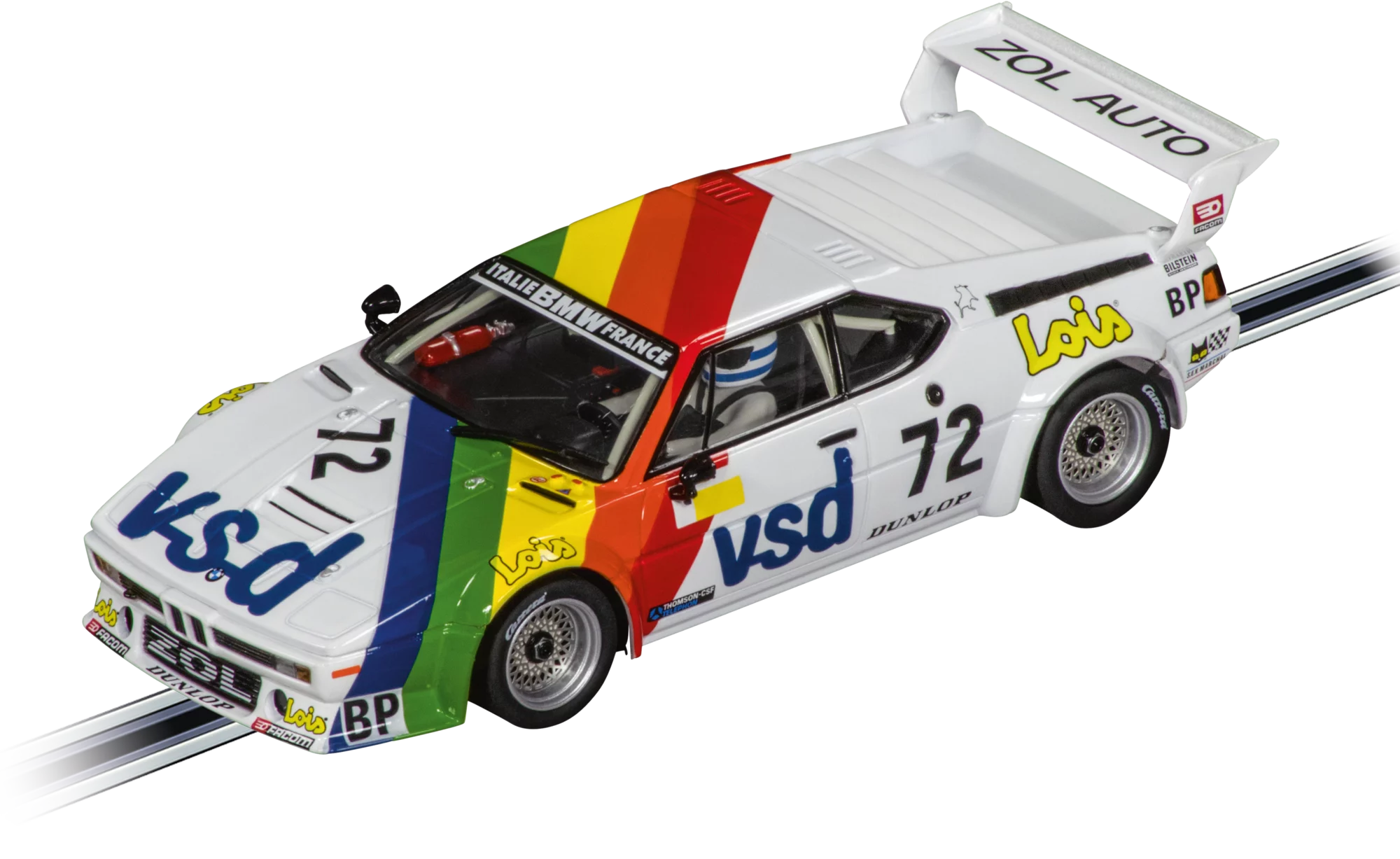 carrera-rc-bmw-m1-bmw-zol-auto-no-72-24h-1981-slotcar-evolution-1-32 image 1