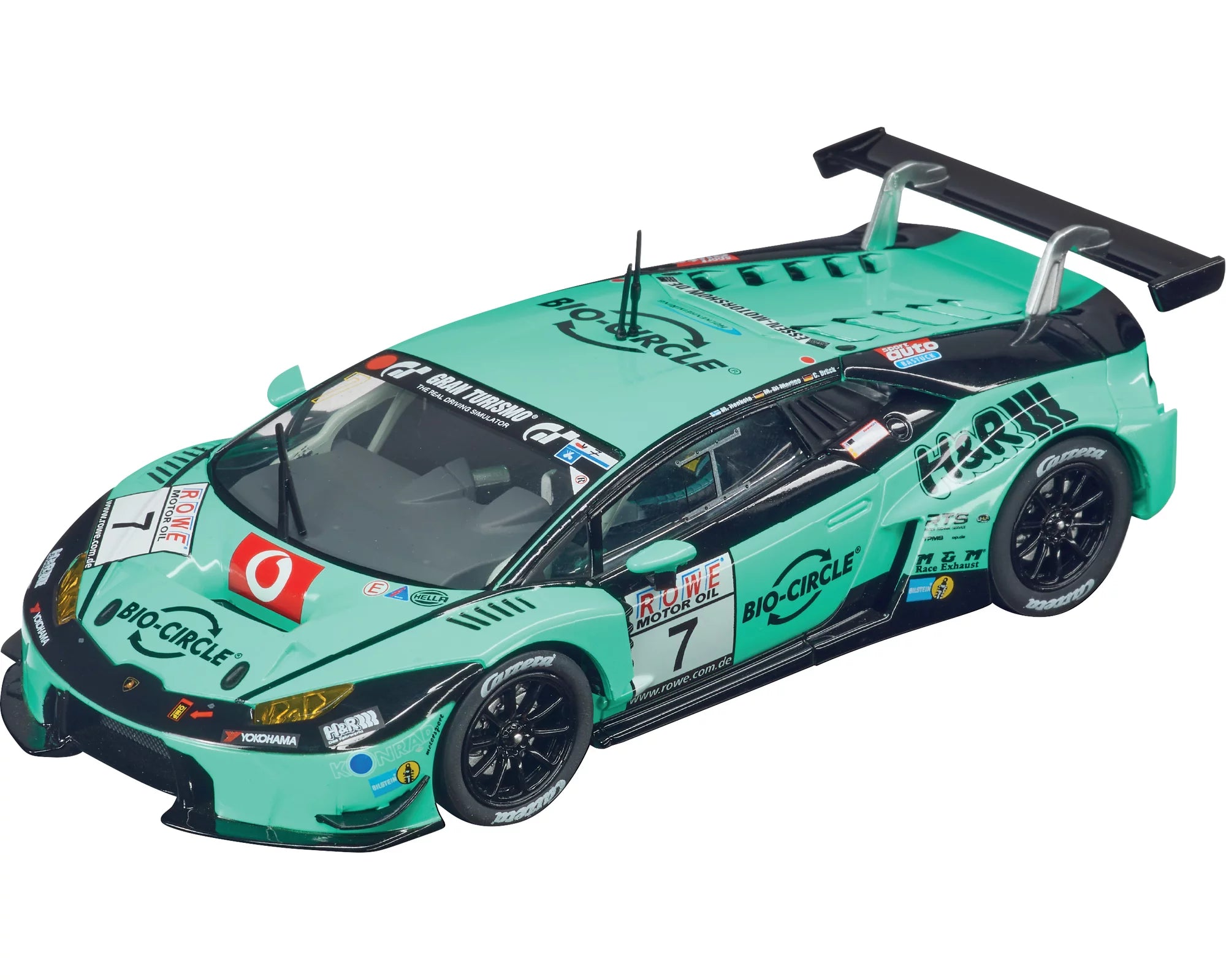 carrera-evolution-super-cars-slotcar-set-corvette-c7-r-no-3-lamborghini-hurac-n- image 5