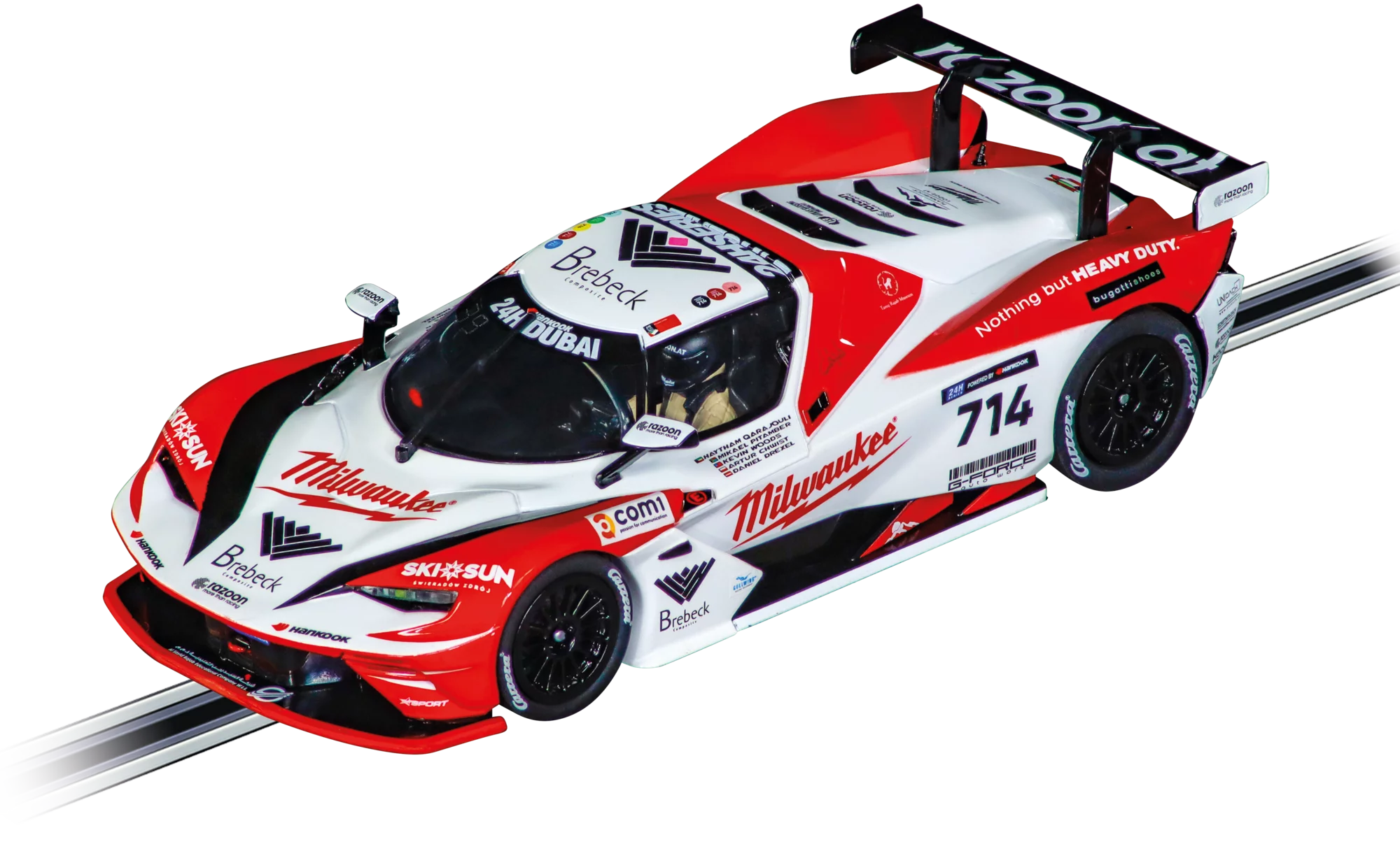 carrera-rc-ktm-x-bow-gtx-razoon-no-714-dubai-24h-2024-slotcar-1-32 image 1