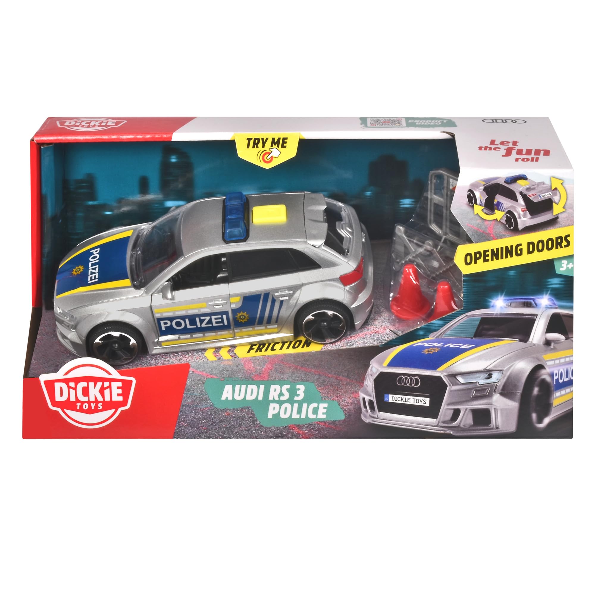 dickie-toys-audi-rs3-polizei-auto-15-cm-mit-licht-sound image 7