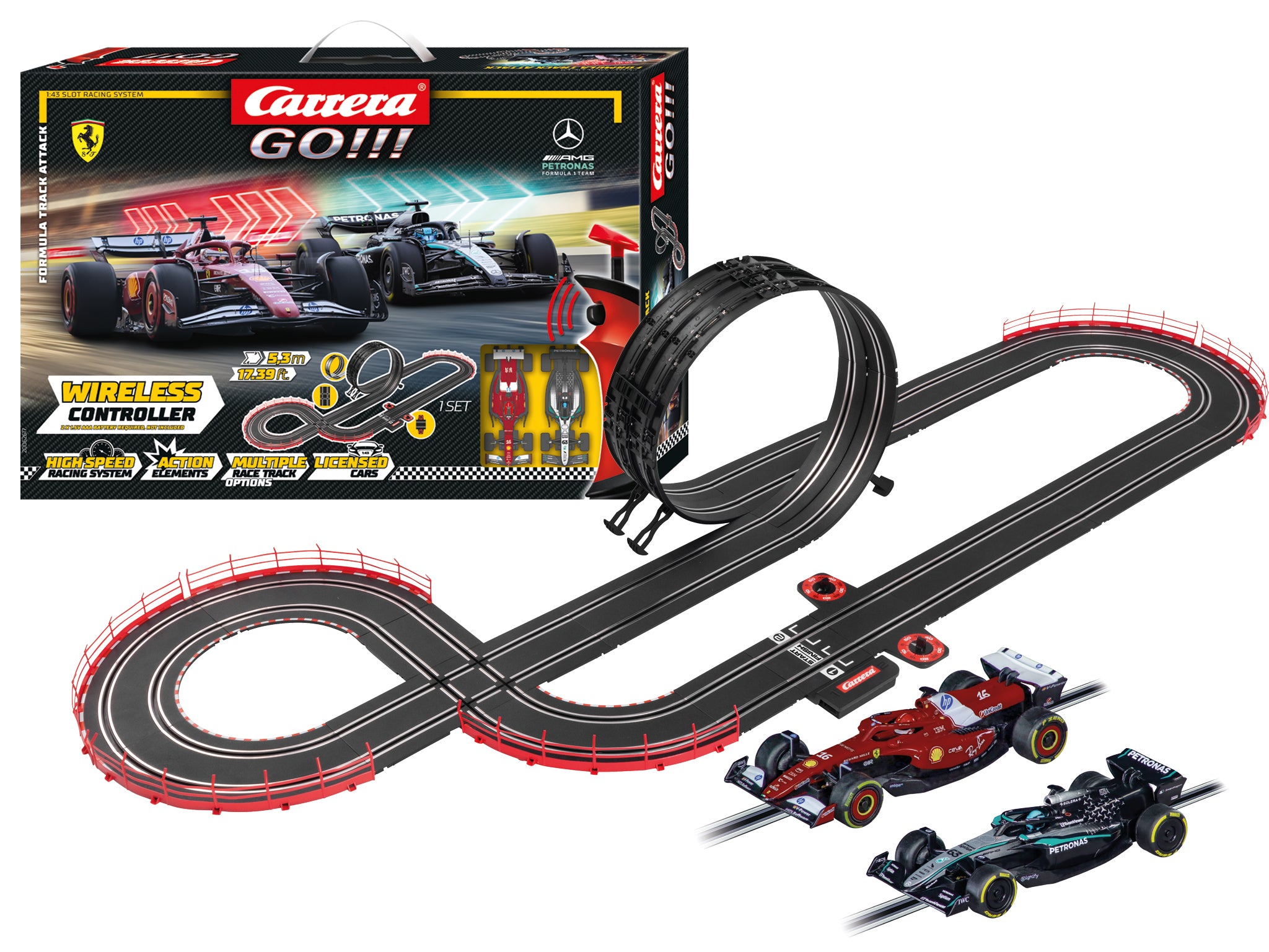 carrera-rc-carrera-go-formula-track-attack-f1-rennbahn-set-1-43 image 2
