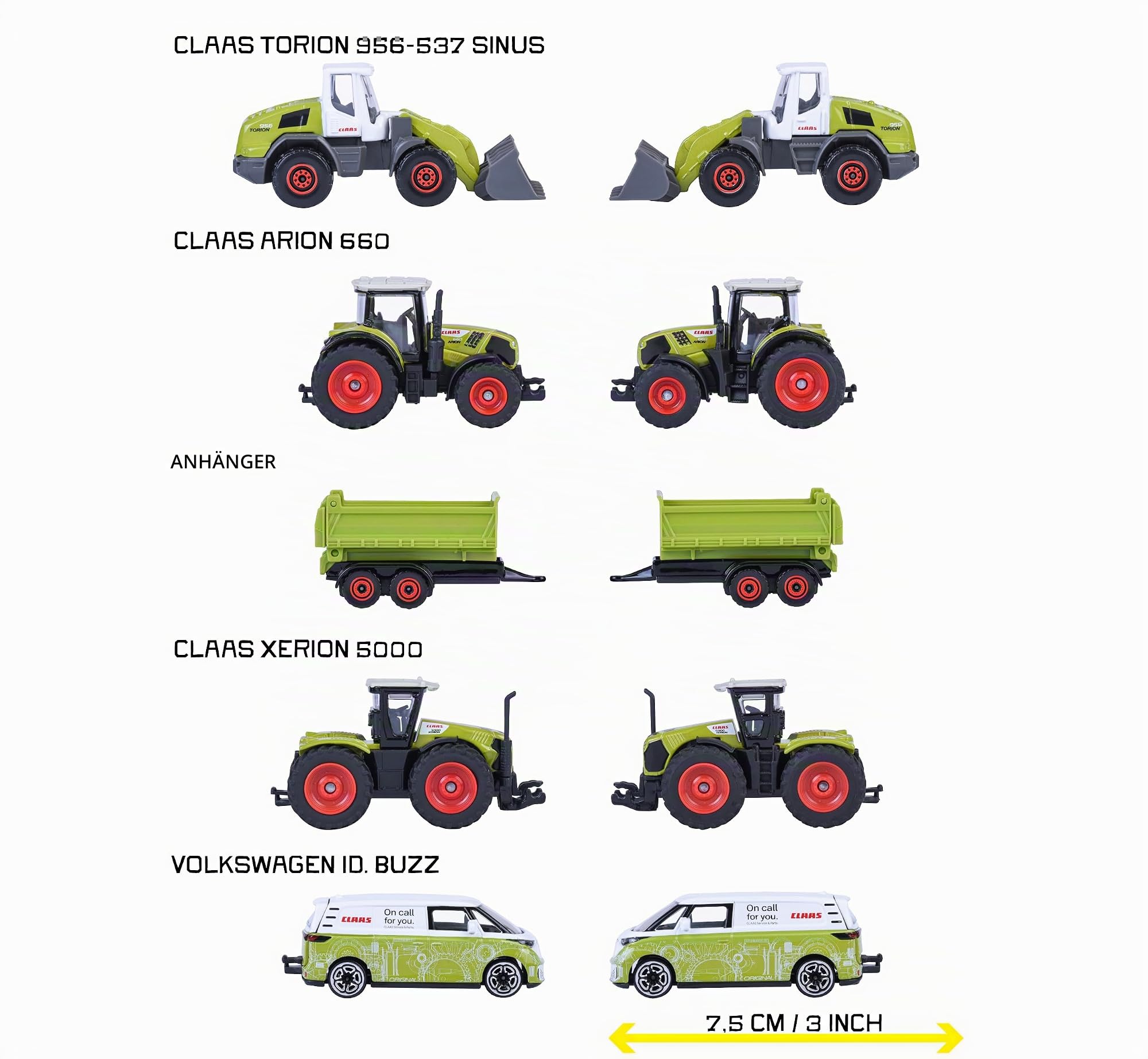majorette-claas-farm-auto-set-5-metall-fahrzeuge-je-7-5-cm image 4