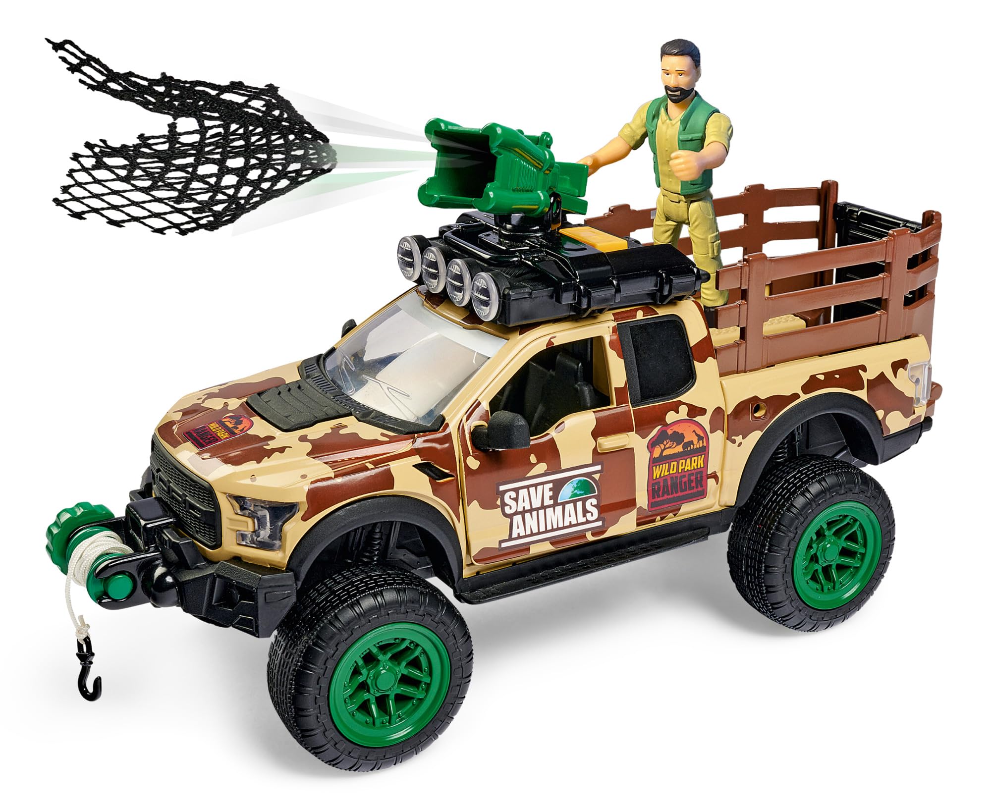 dickie-toys-wild-park-ranger-set-mit-ford-raptor-tarnfarben image 2