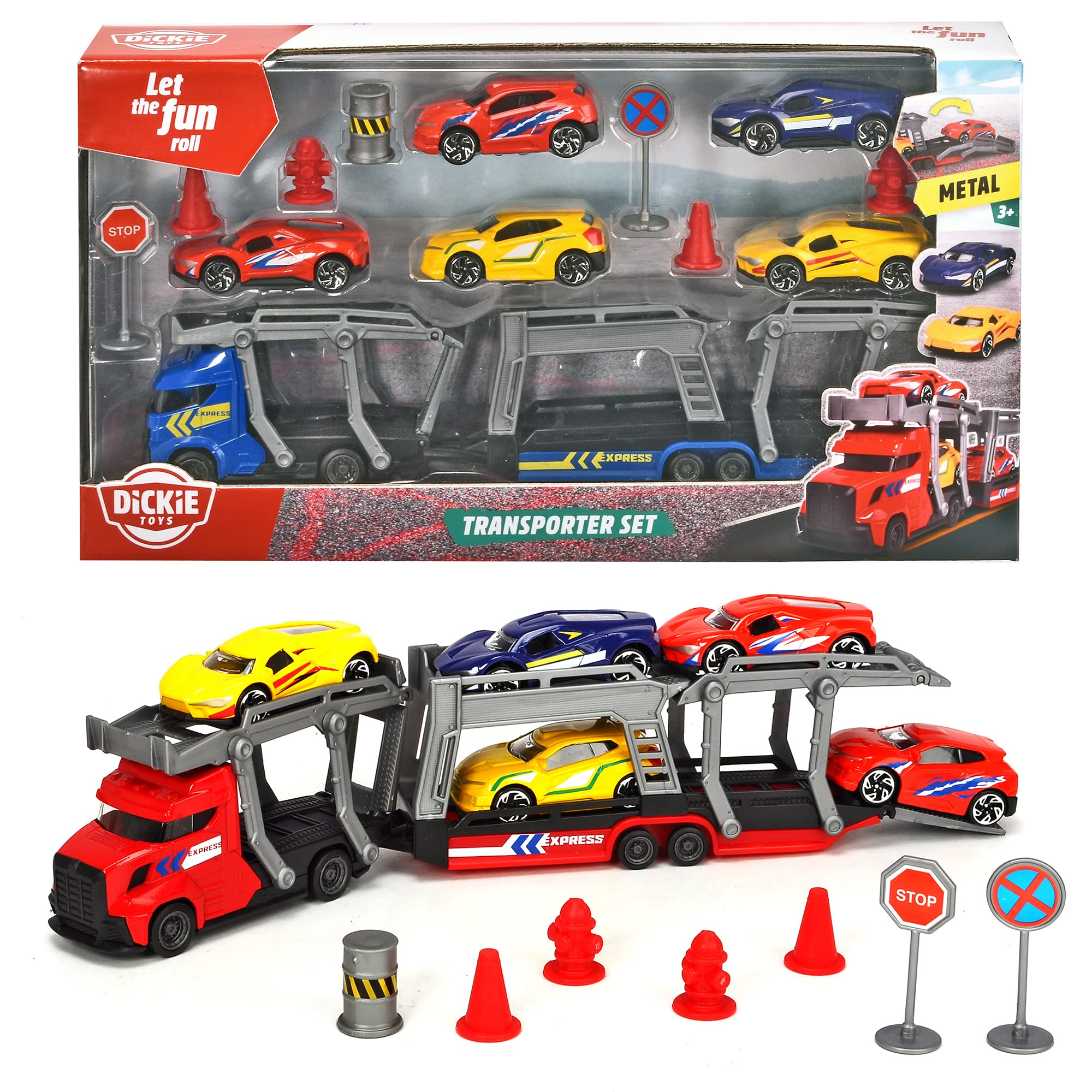 dickie-toys-transporter-set-spielzeug-transporter-mehrfarbig image 5