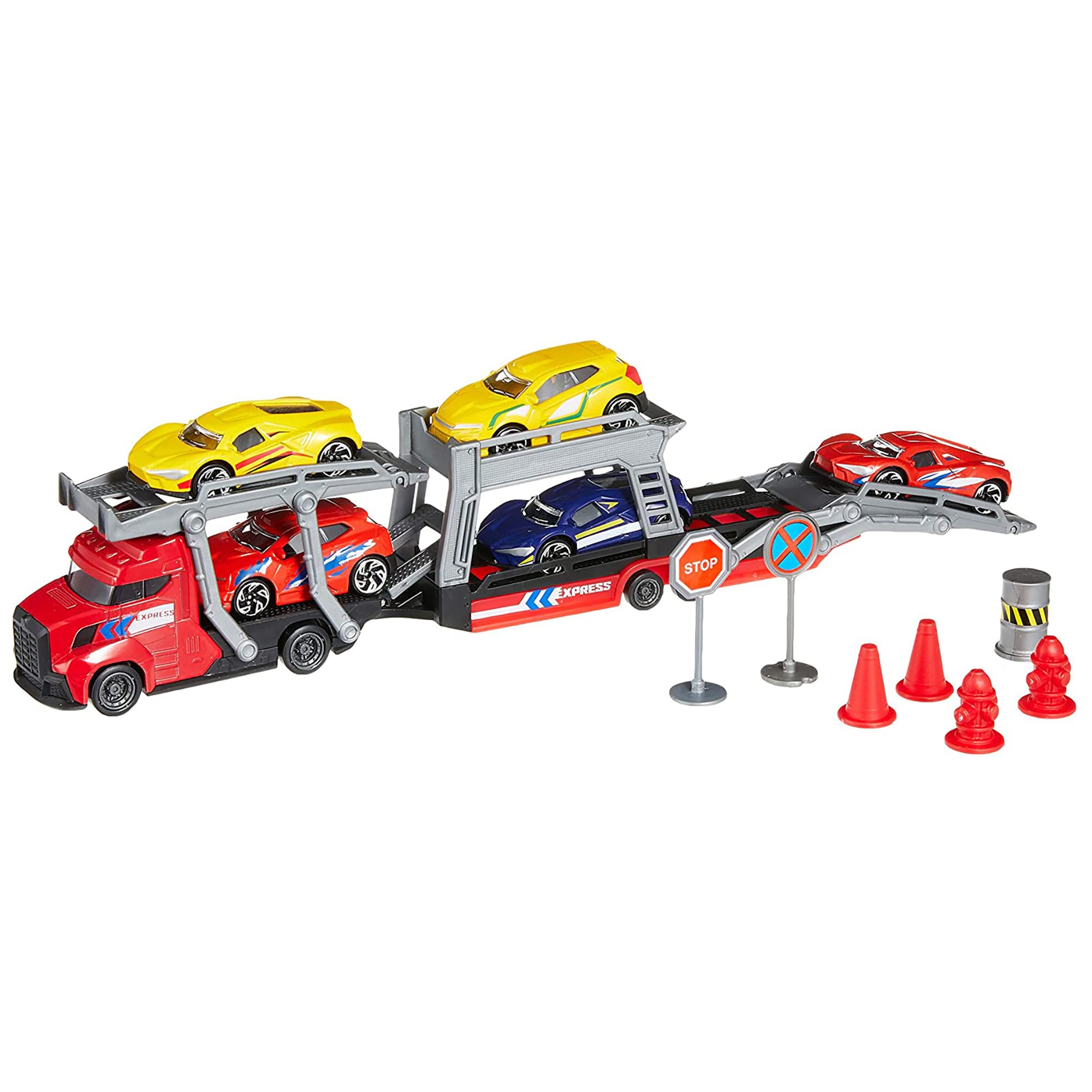 dickie-toys-transporter-set-spielzeug-transporter-mehrfarbig image 4