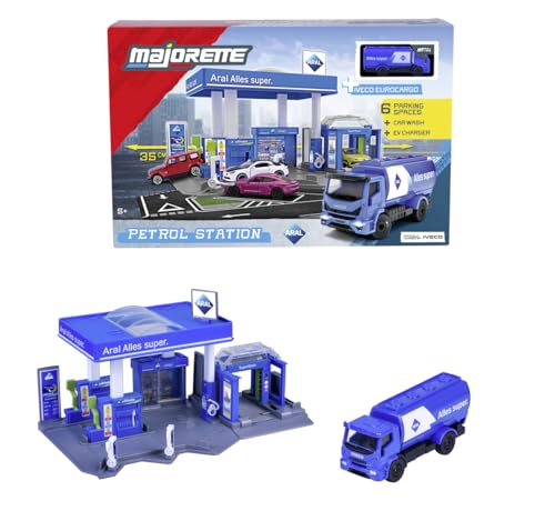 majorette-petrol-station-aral-tankstelle-mit-tanklaster-17x28x10-cm image 8