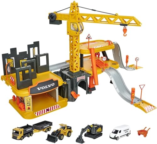 majorette-creatix-gro-baustelle-xxl-spielset-mit-5-volvo-baufahrzeugen image 6