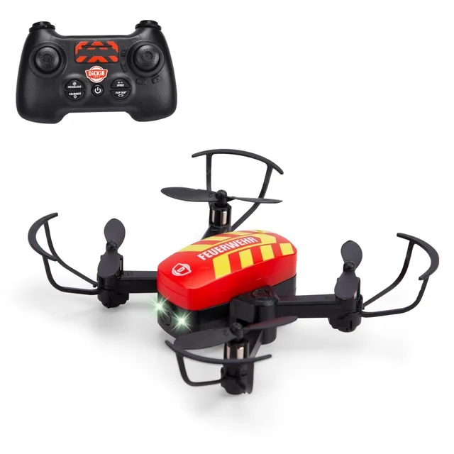 dickie-toys-rc-fire-drone-12-cm-feuerwehr-drohne-mit-fernbedienung image 1