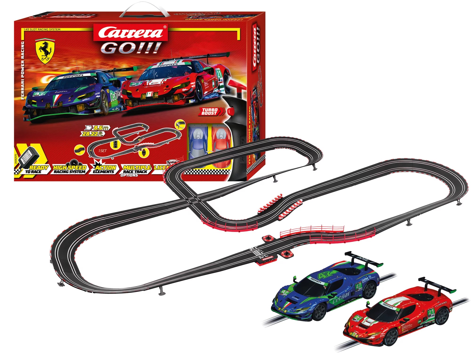 carrera-rc-go-ferrari-power-racing-slotcar-rennbahn-set image 2
