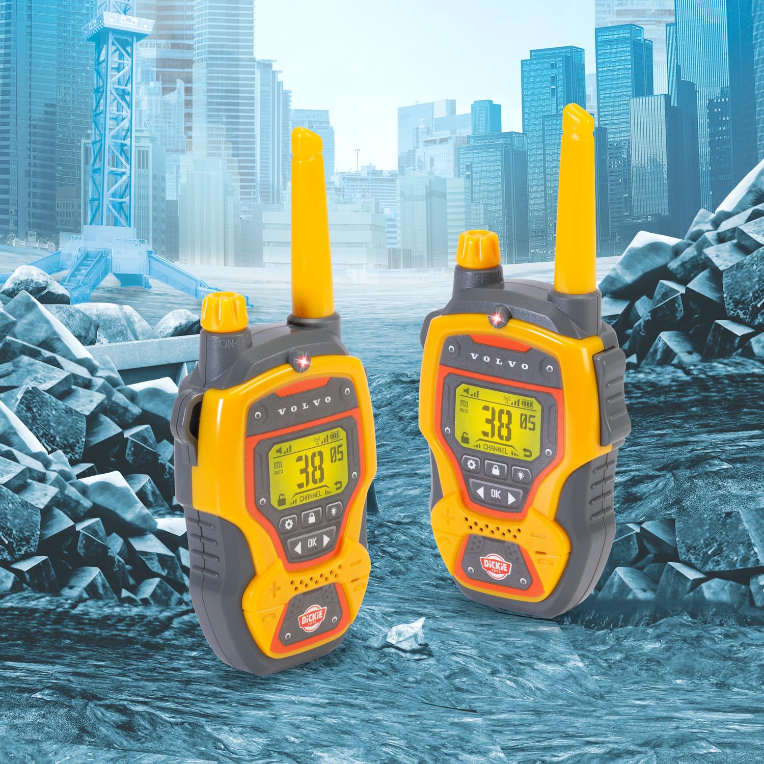 dickie-toys-volvo-walkie-talkie-constructor-2er-set-100-m image 3