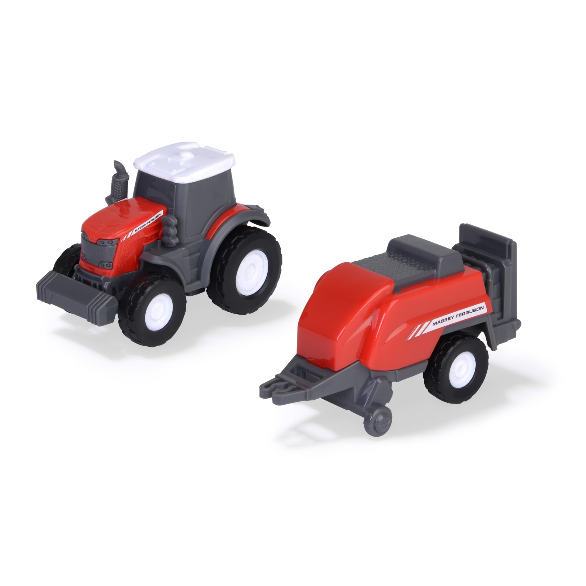 dickie-toys-massey-ferguson-bauernhof-3er-set-mack-truck-traktor-ballenpresse image 4