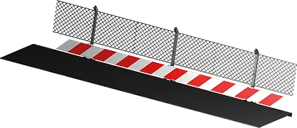 carrera-rc-leitplanke-mit-schutzzaun-2-m-rennbahn-deko image 1