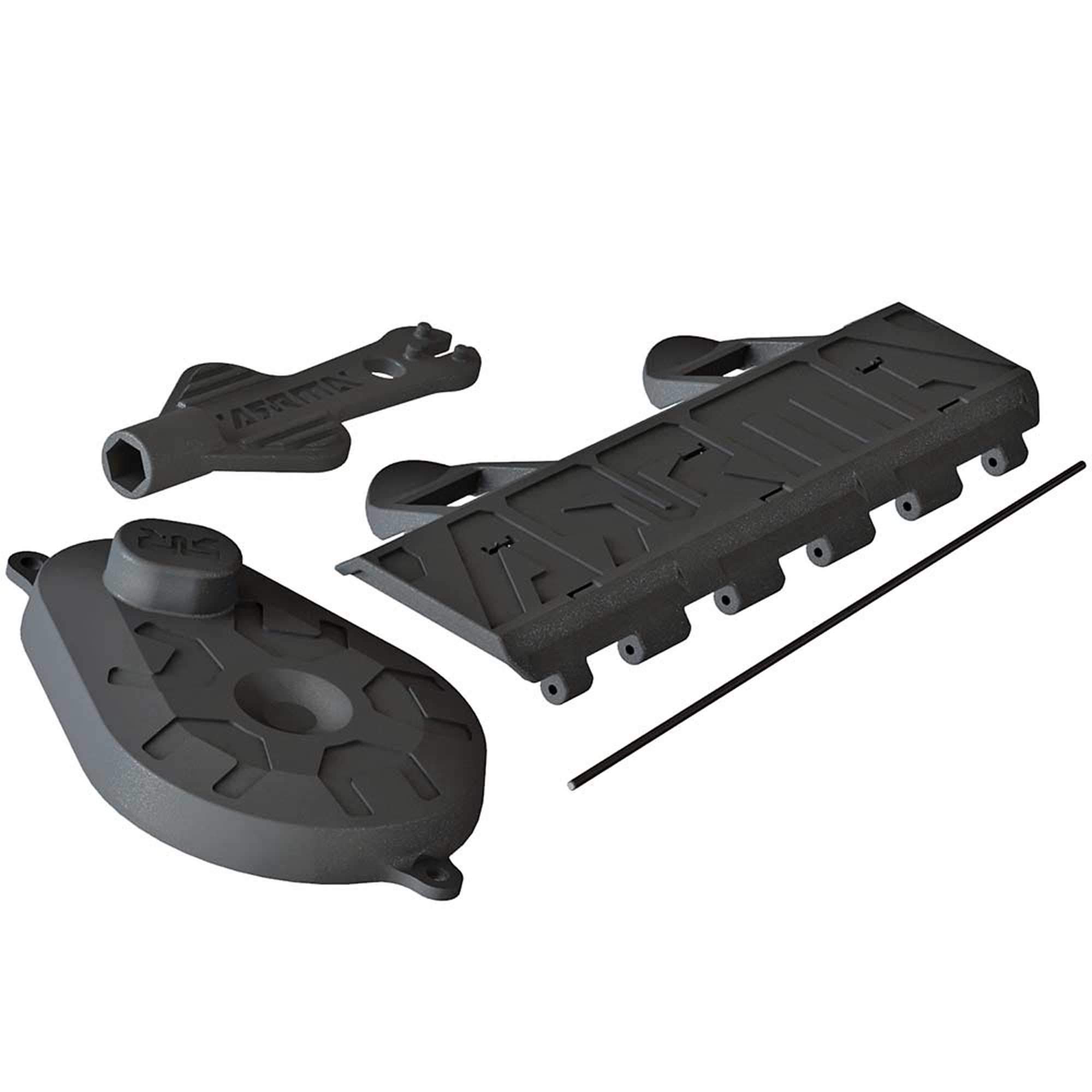 arrma-batterie-t-r-getriebeabdeckung-d-mpfer-werkzeug-set image 1