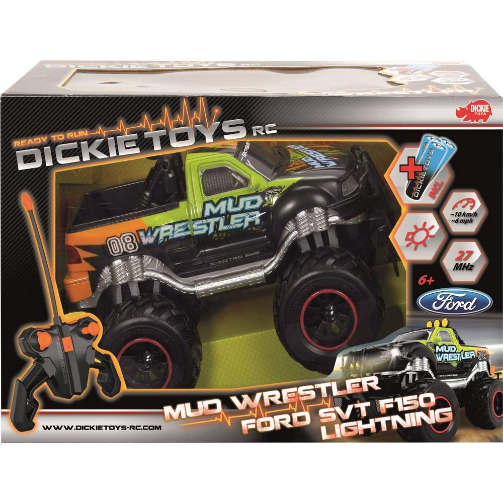 dickie-toys-rc-ford-f150-mud-wrestler-1-16-xl-monster-truck-10-km-h image 3