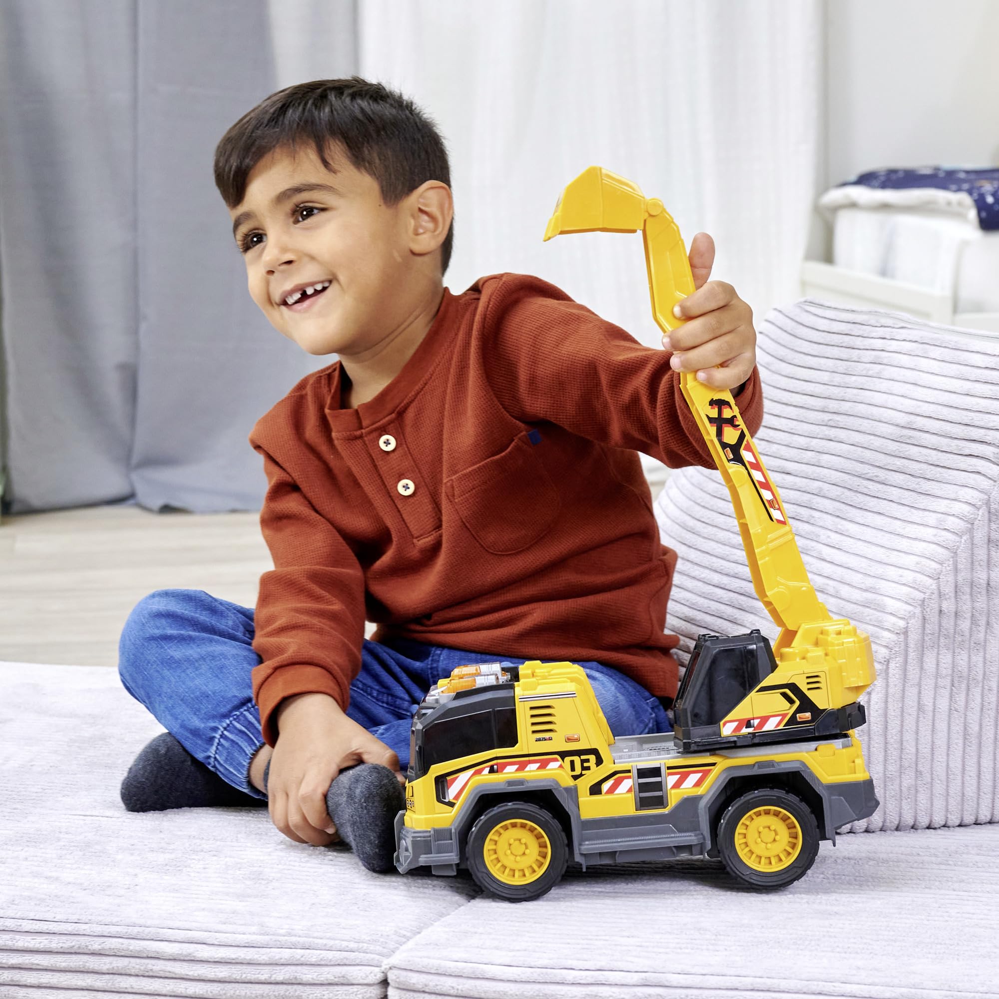 dickie-toys-excavator-truck-bagger-lkw-spielzeugauto-30-cm image 6