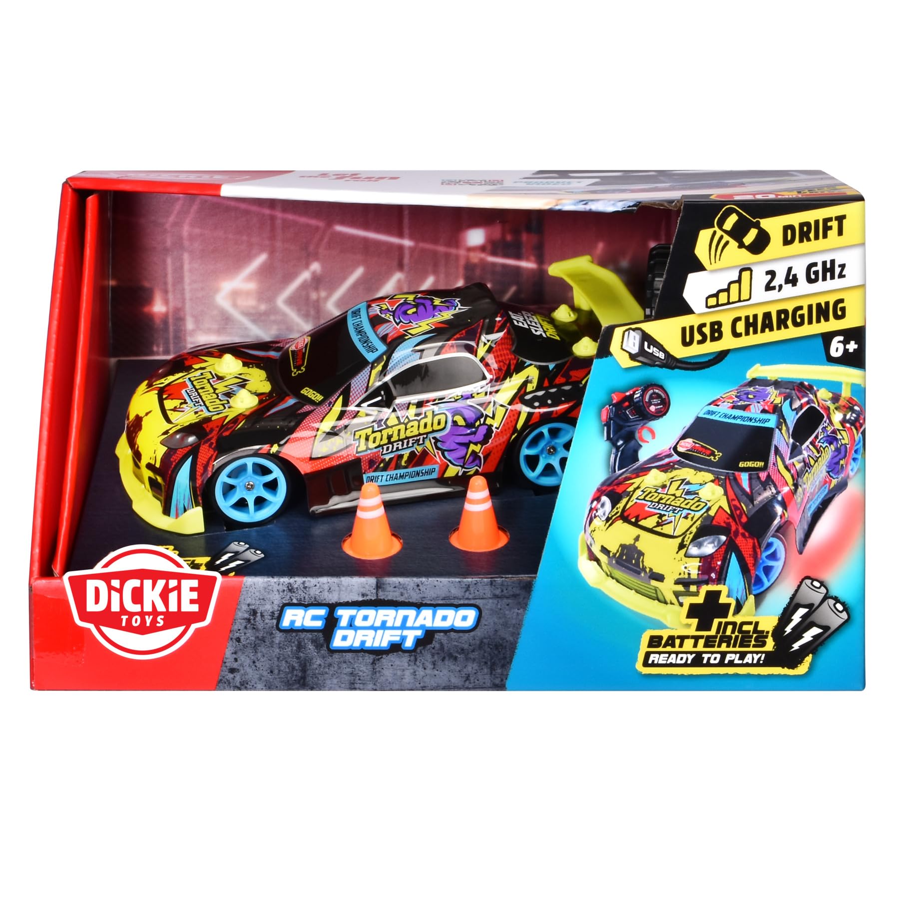 dickie-toys-rc-auto-tornado-drift-ferngesteuertes-4wd-driftcar-mit-bodenbeleucht image 7