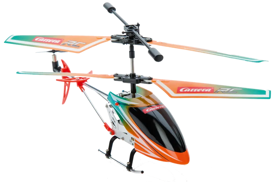 carrera-rc-orange-sply-ii-2-4-ghz-rc-helikopter-mit-auto-start-und-landefunktion image 1
