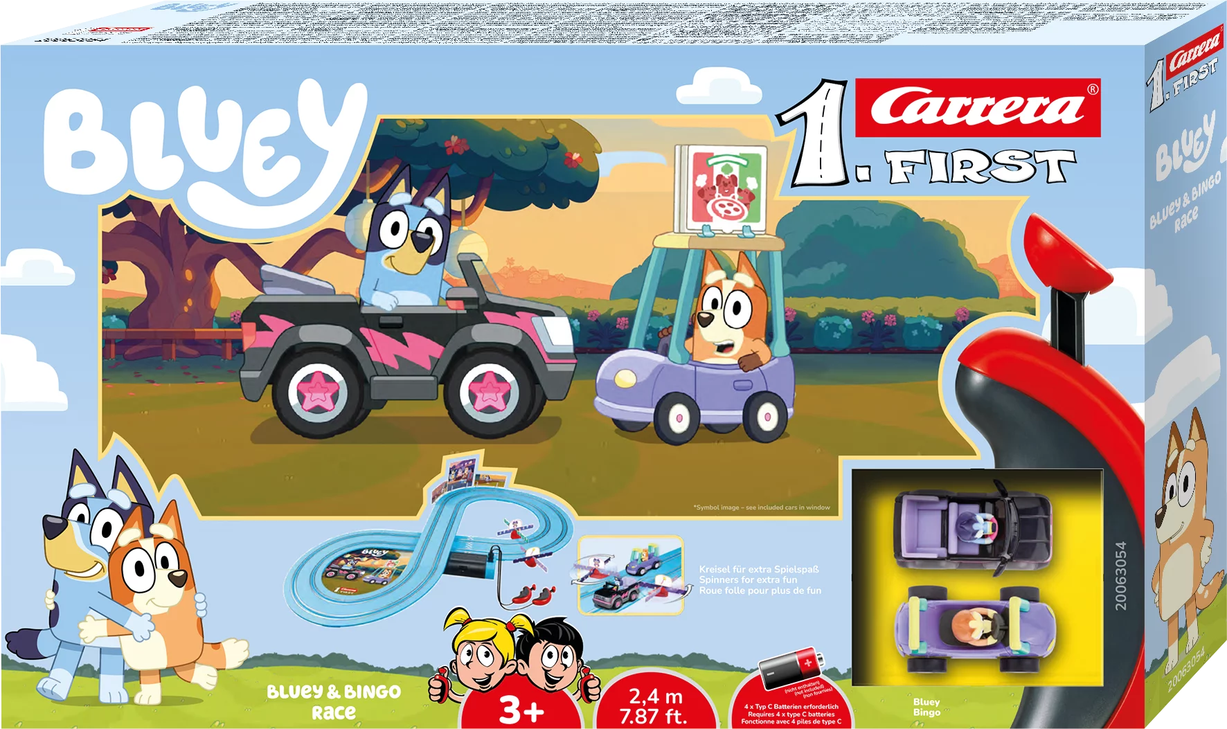 carrera-rc-bluey-bingo-race-carrera-first-bahn-set-2-4-m image 1
