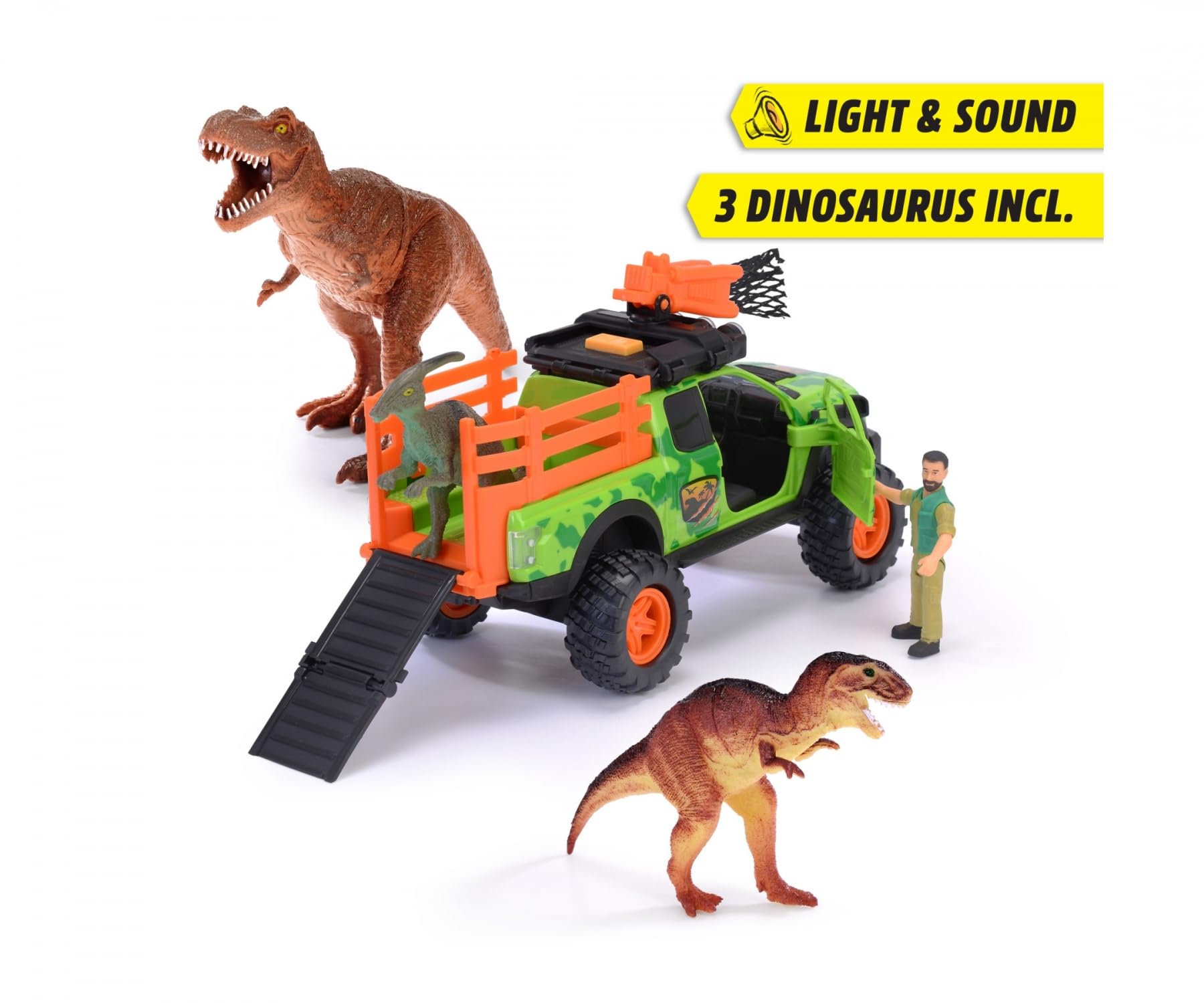 dickie-toys-dino-hunter-ford-raptor-spielzeugauto-25-cm-mit-anh-nger image 2