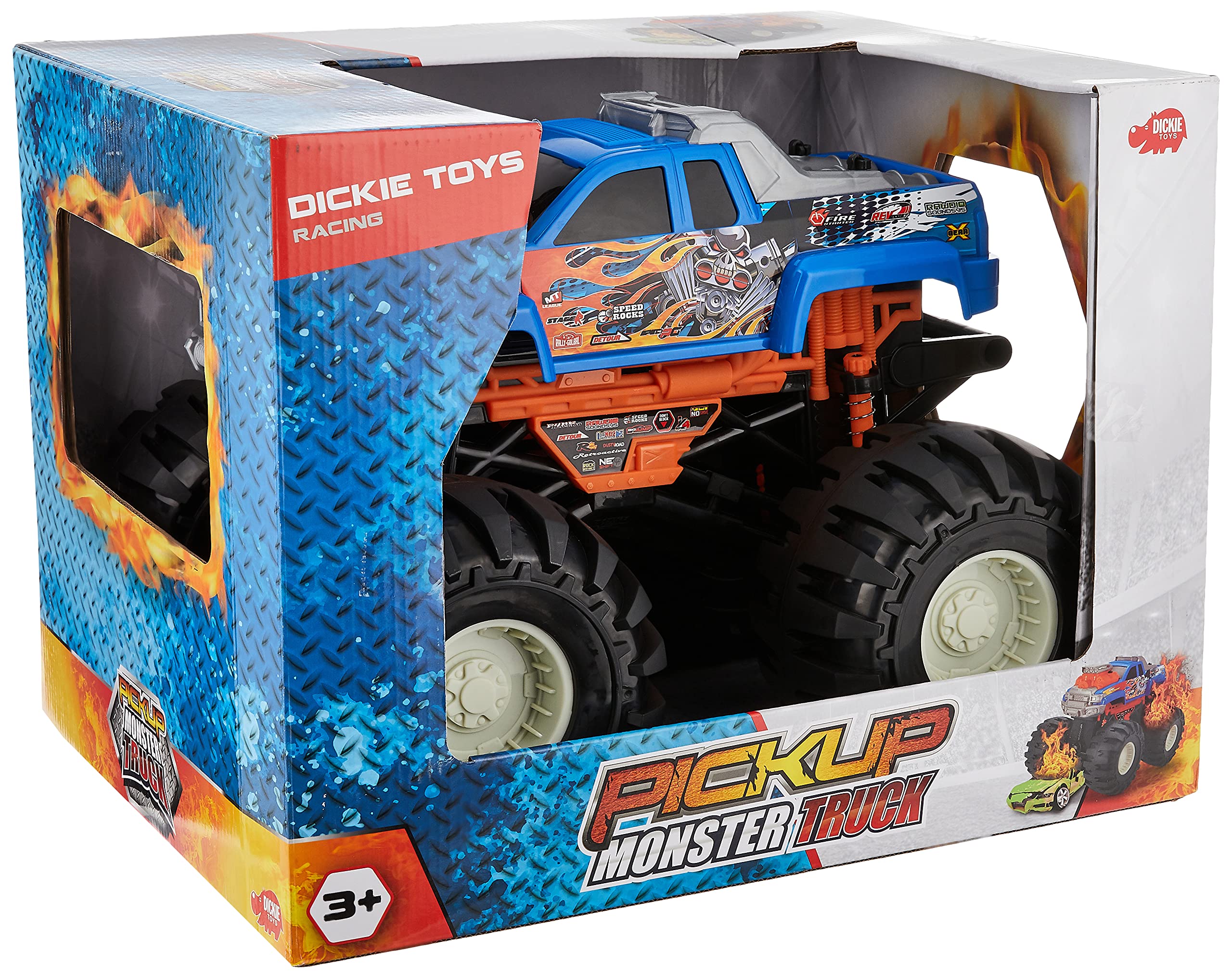 dickie-toys-pick-up-monster-truck-freilauf-auto-mehrfarbig image 3