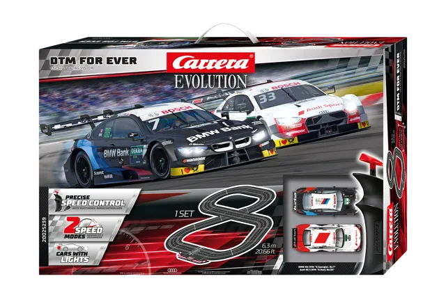 carrera-evolution-dtm-for-ever-set-bmw-vs-audi-slotcar-set image 1