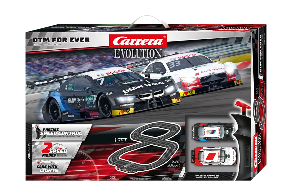 carrera-evolution-dtm-for-ever-set-bmw-vs-audi-slotcar-set image 1