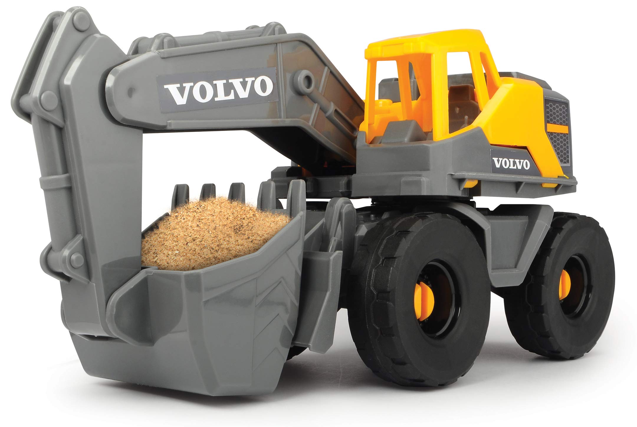 dickie-toys-volvo-muldenkipper-kipplaster-26-cm-gelb-grau image 3