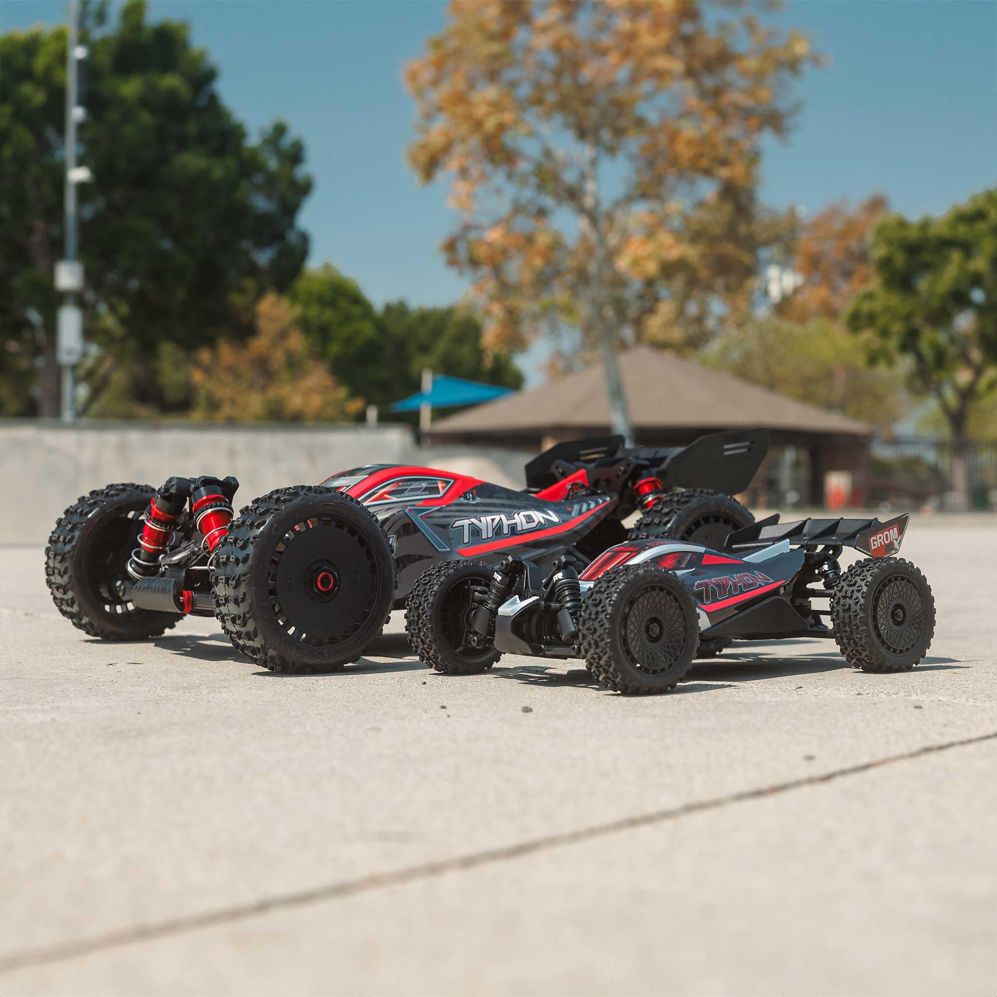 arrma-grom-4x4-223s-blx-typhon-buggy-rtr-silber-ara2306t1 image 7