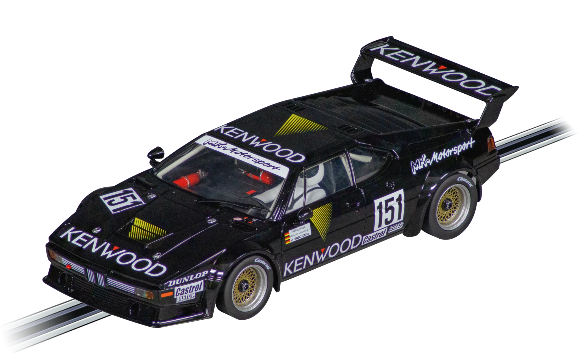 carrera-digital-124-bmw-m1-procar-mk-motorsport-no-151-drm-1986-slotcar-1-24 image 1