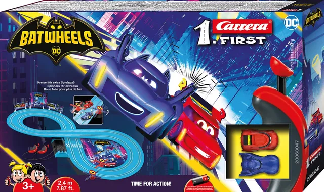 carrera-rc-batwheels-time-for-action-carrera-first-slotcar-rennbahn-set image 1