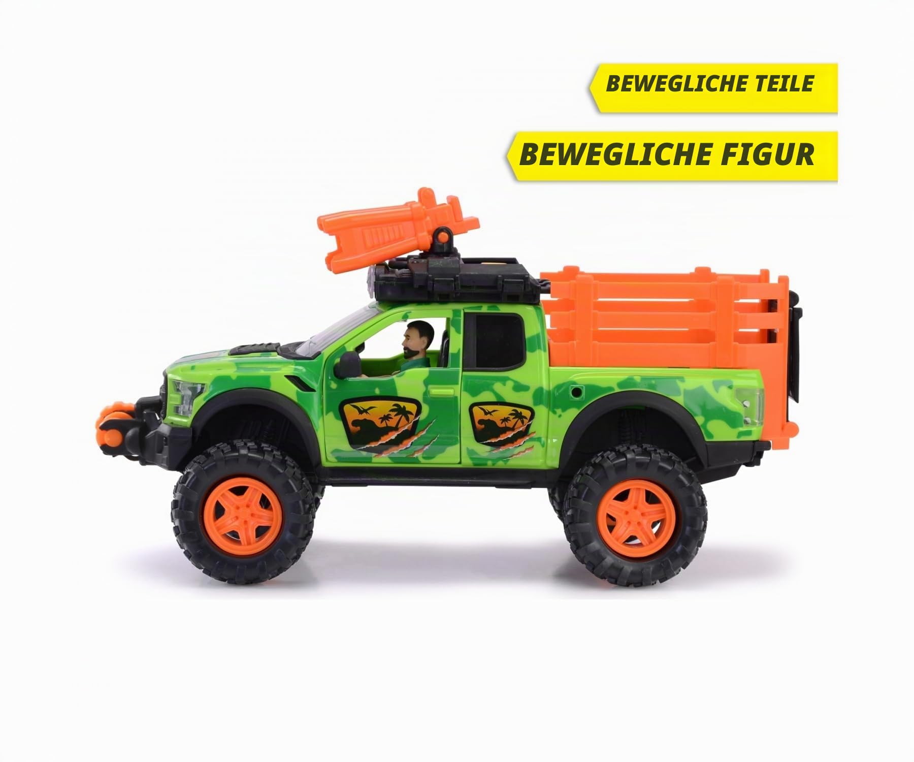 dickie-toys-dino-hunter-ford-raptor-spielzeugauto-25-cm-mit-anh-nger image 3