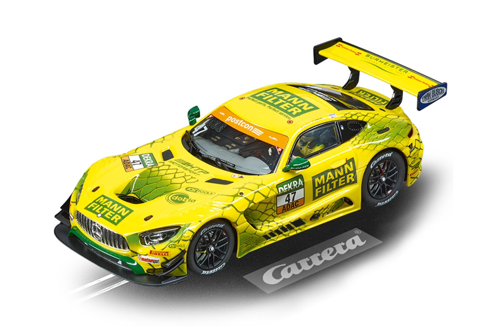 carrera-rc-mercedes-amg-gt3-mann-filter-team-htp-no-47-slotcar-1-32 image 1