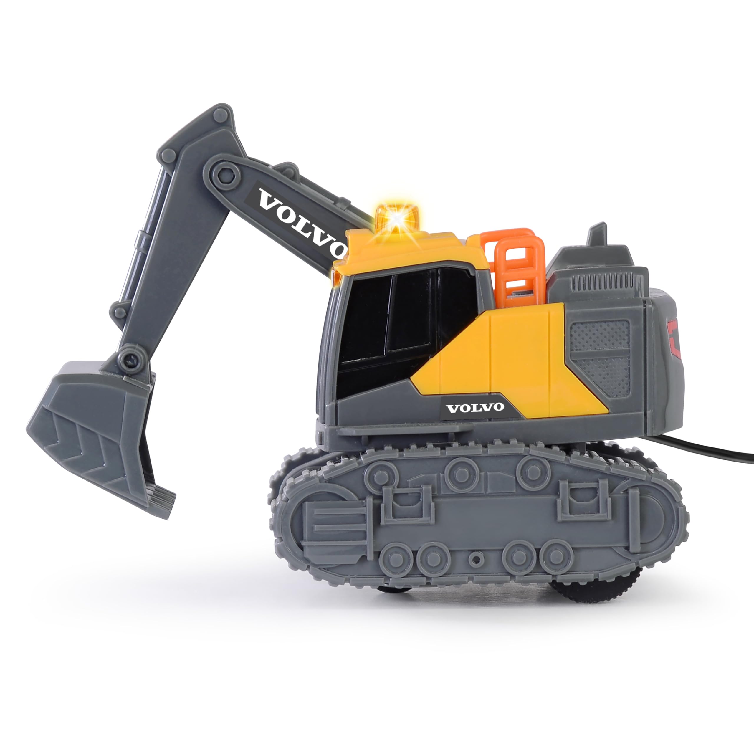 dickie-toys-volvo-bagger-ferngesteuerter-spielzeugbagger-14-cm-mit-kabelfernsteu image 3