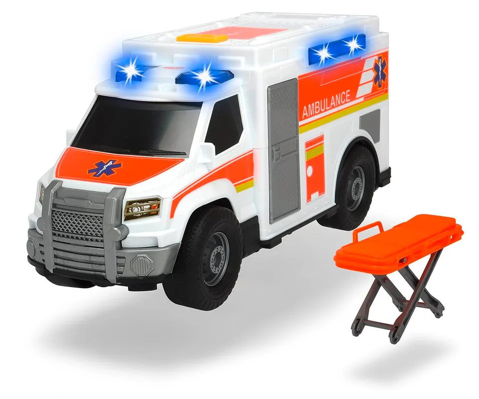 dickie-toys-medical-responder-rettungswagen-30-cm-mit-trage-licht-sound image 1
