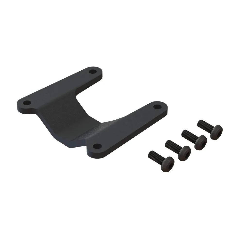 arrma-untere-chassisstrebe-hinten-aluminium-schwarz image 1