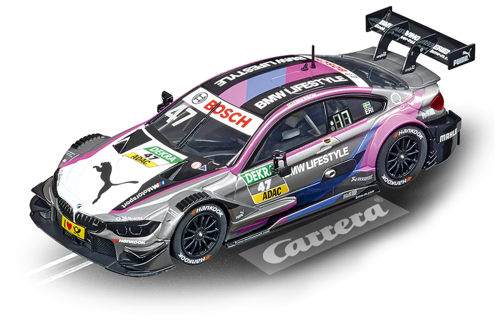 carrera-digital-132-bmw-m4-dtm-j-eriksson-no-47-slotcar image 1