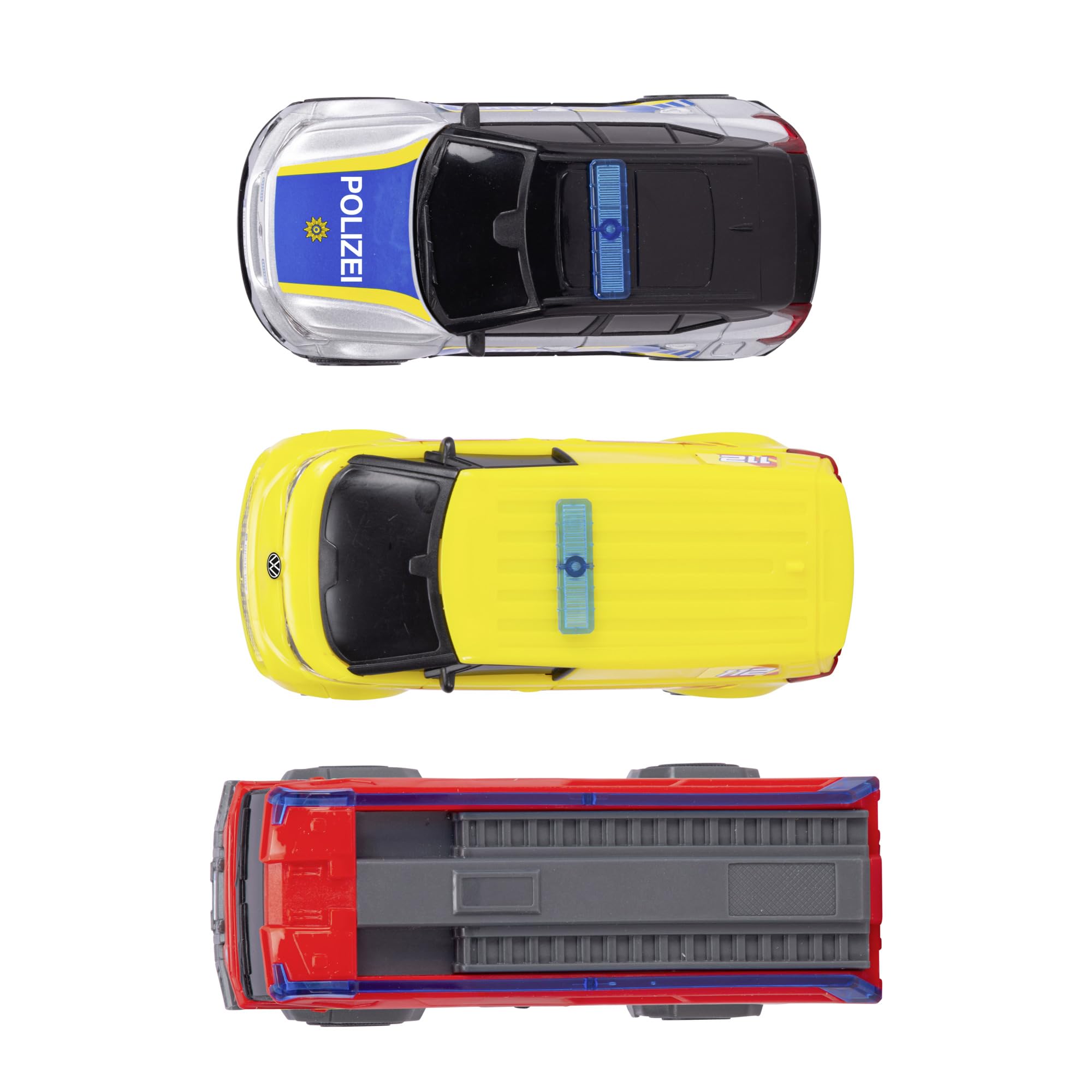 dickie-toys-sos-team-spielzeugauto-set-3er-set-je-15-cm-volvo-ex40-polizeiauto-v image 4