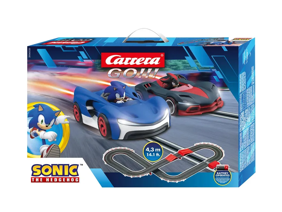 carrera-rc-sonic-the-hedgehog-go-bahn-set-4-3-m-mit-speed-star-vs-dark-reaper image 1