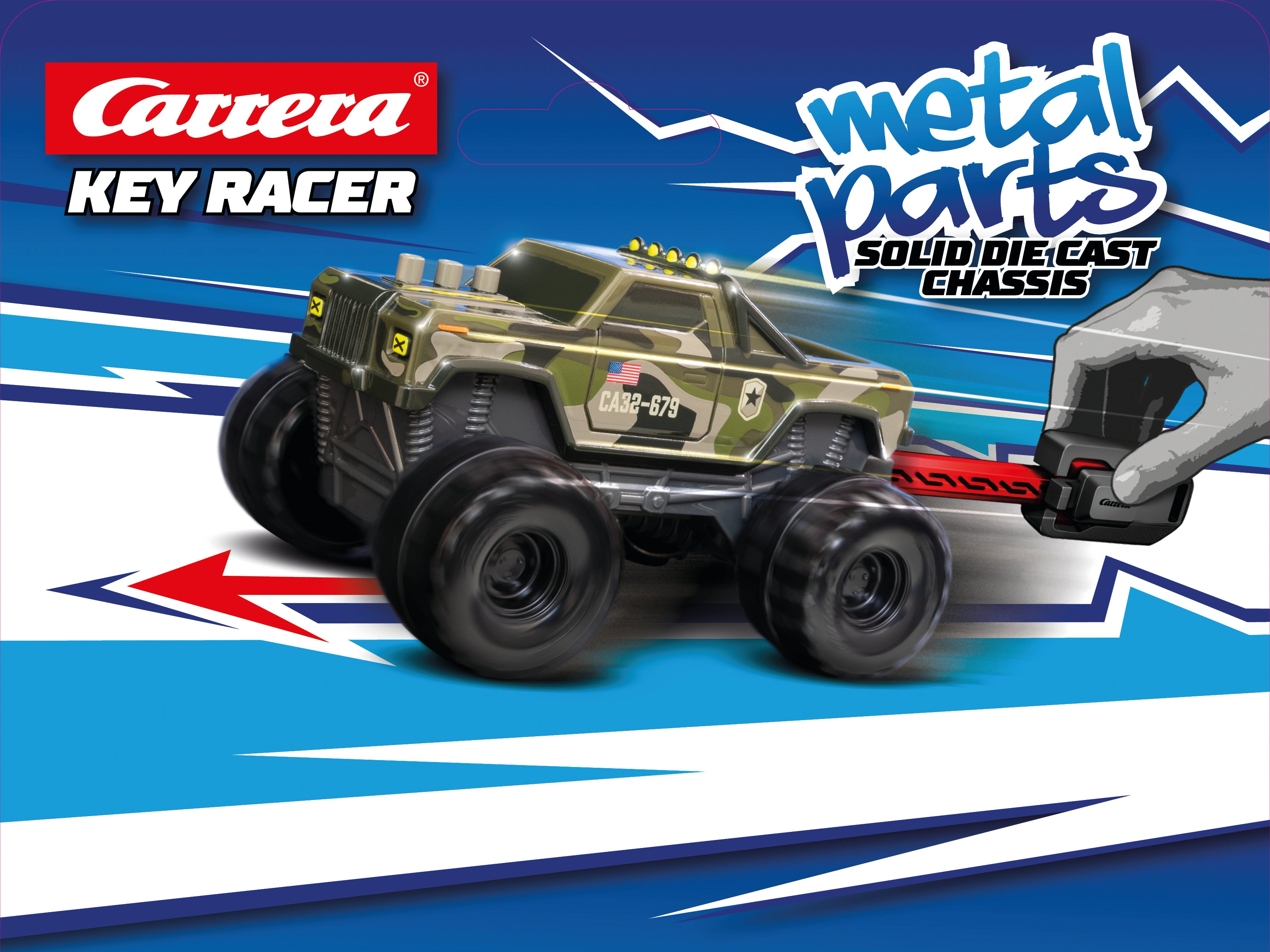 carrera-rc-monster-truck-camouflage-key-racer-spielzeugauto image 1