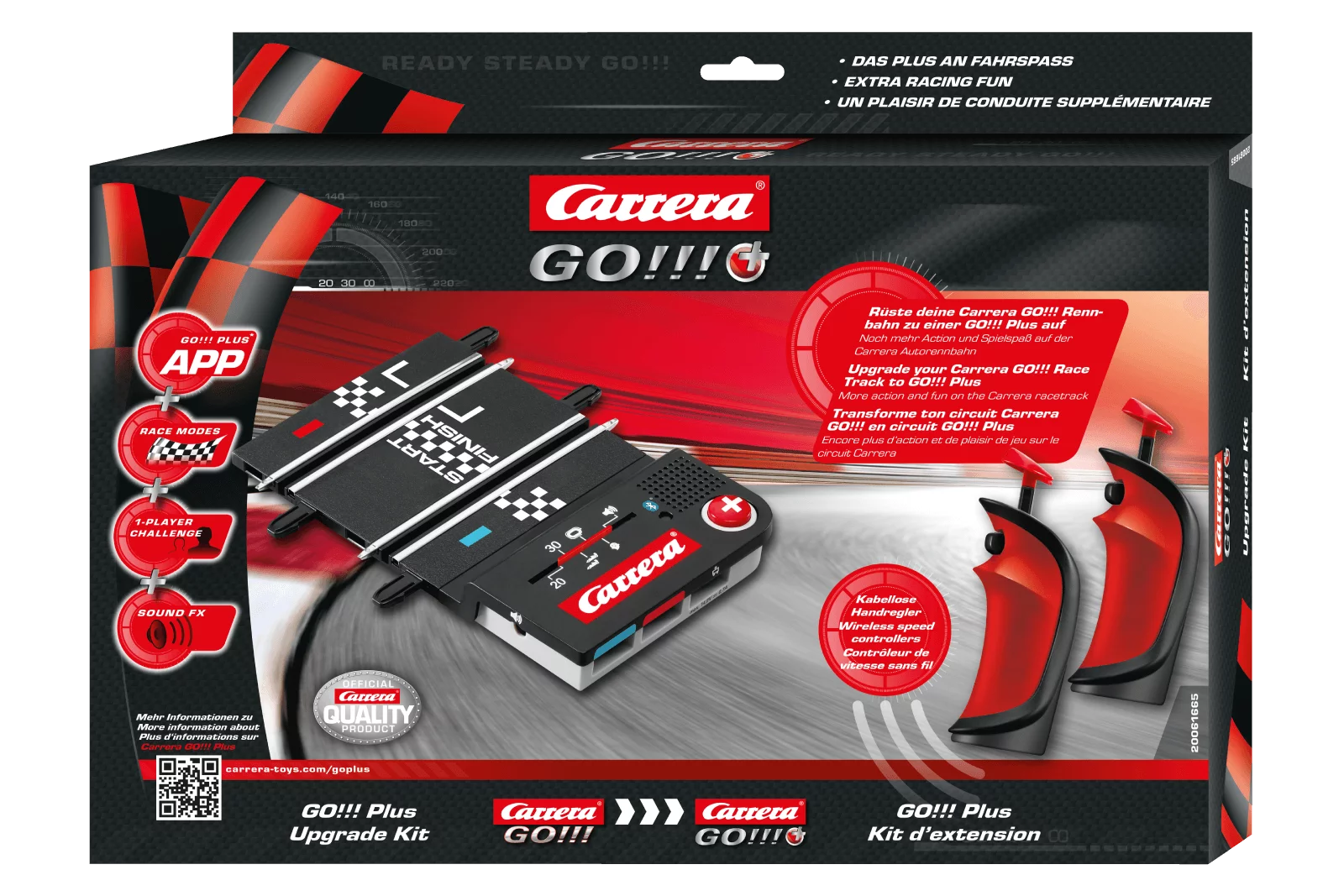 carrera-rc-go-plus-upgrade-kit-wireless-anschlussschiene-handregler image 2