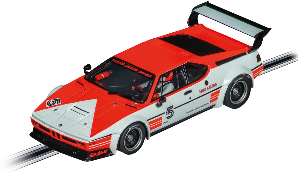carrera-digital-132-bmw-m1-procar-niki-lauda-no-5-hockenheim-1980-slotcar-1-32 image 1