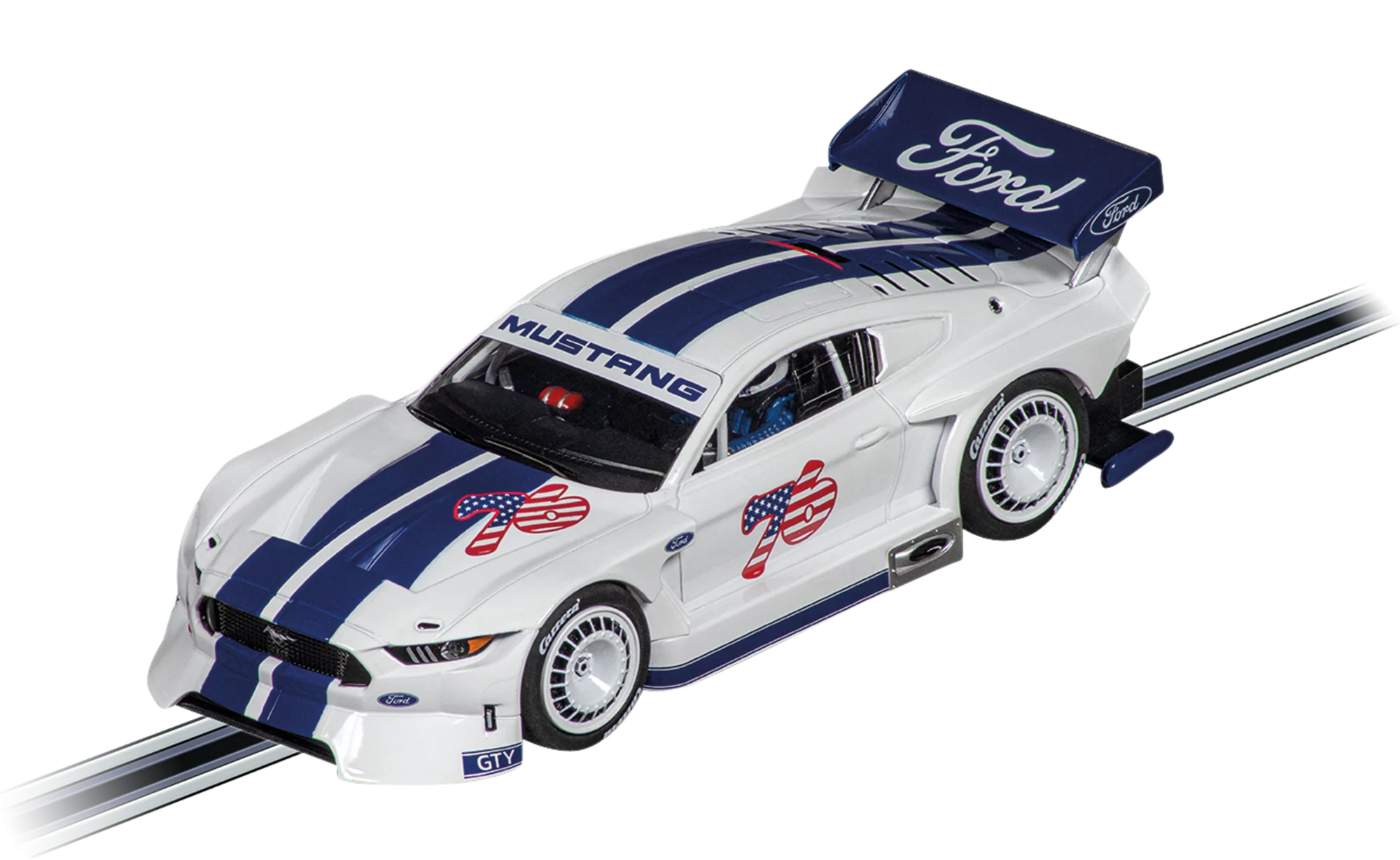 carrera-rc-ford-mustang-gty-no-76-slotcar-1-32-evolution image 1