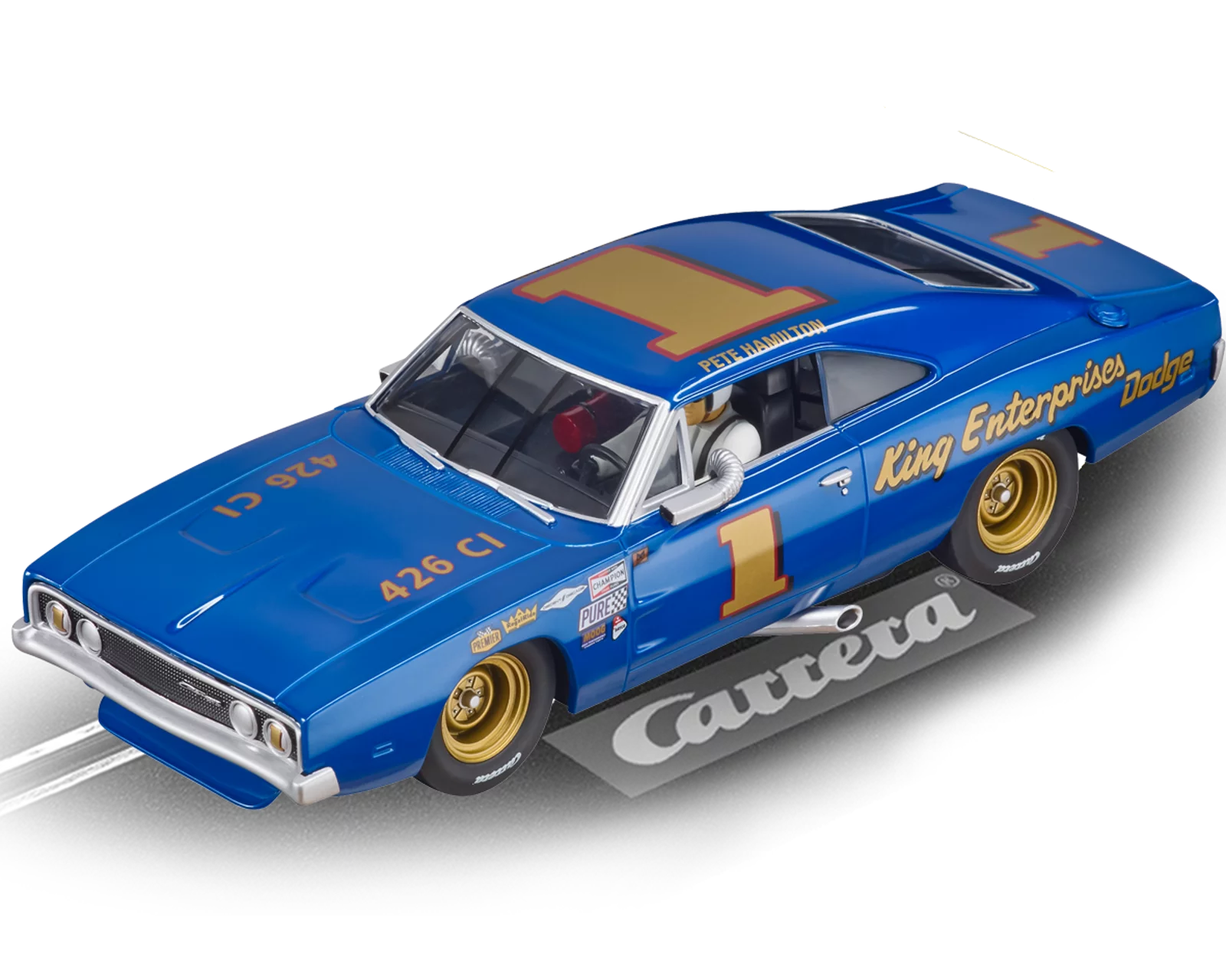 carrera-digital-132-dodge-charger-500-no-1-slotcar-1-32 image 1