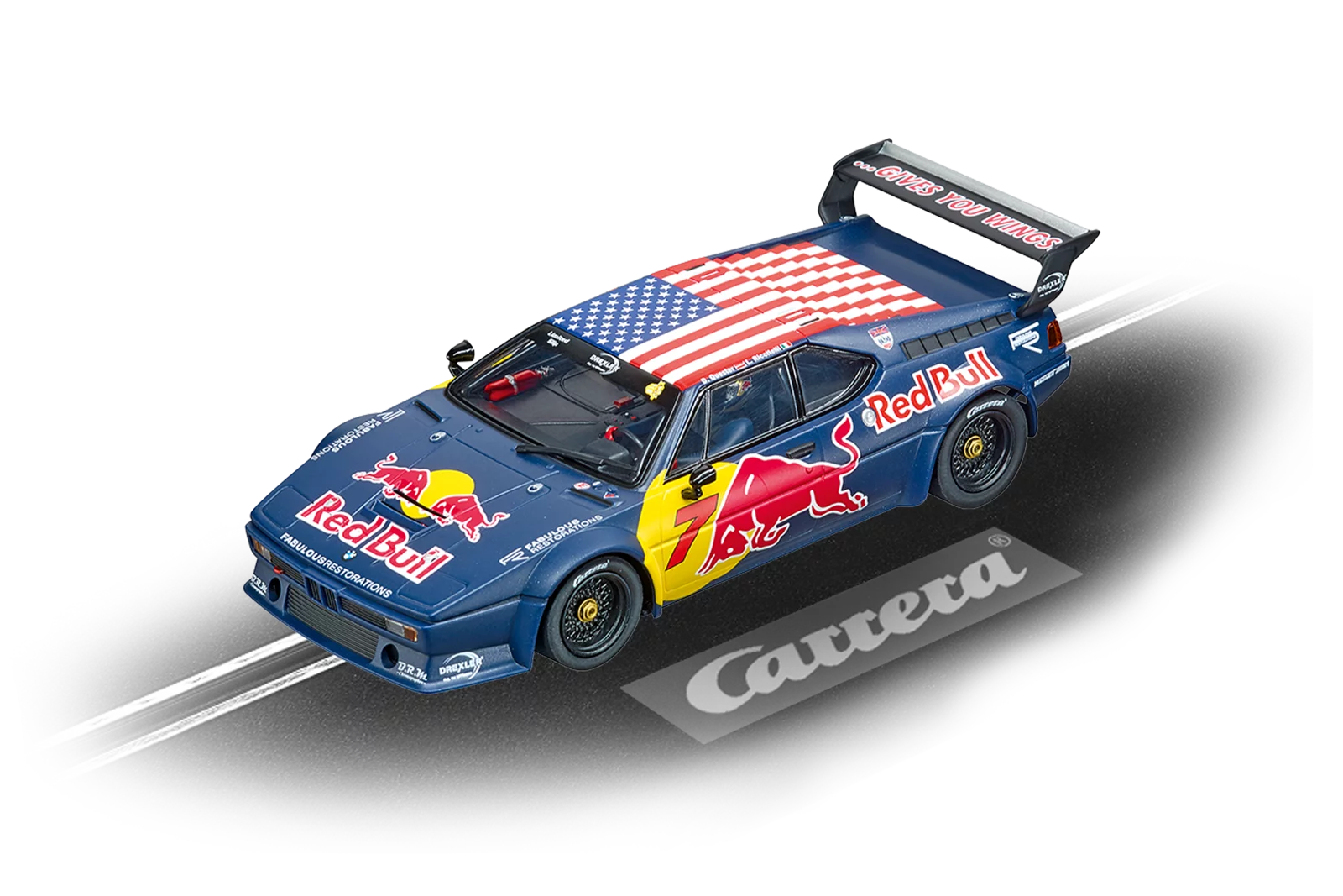 carrera-rc-bmw-m1-procar-no-7-daytona-2017-slotcar-digital-132 image 1